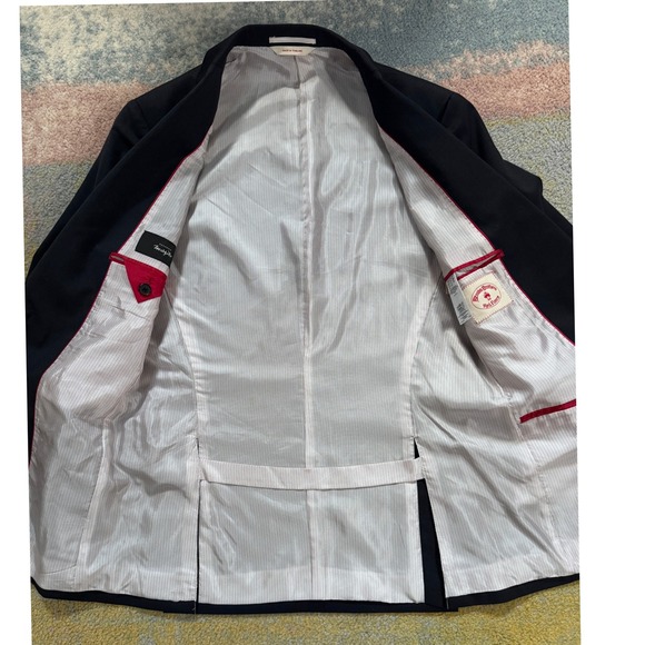 Brooks Brothers Mens Red Fleece Marzotto 36R Wool Blazer Sport Coat Dapper Ivy - Picture 9 of 13